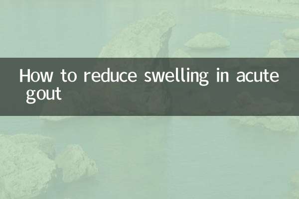 Cómo reducir la hinchazón en la gota aguda