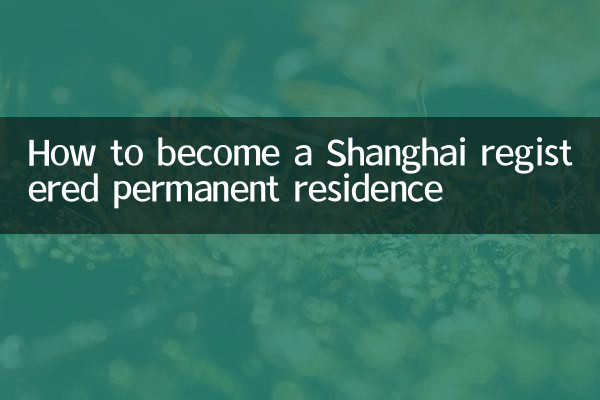 كيف تصبح إقامة دائمة مسجلة في شنغهاي