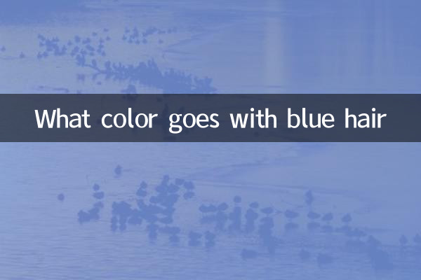 ¿Qué color va con el pelo azul?