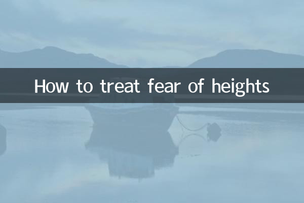 How to treat fear of heights