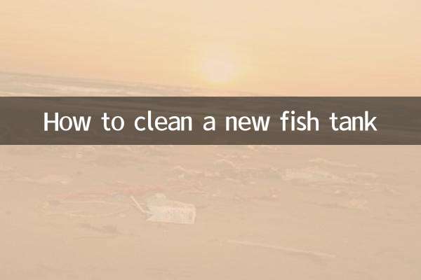 Come pulire un nuovo acquario