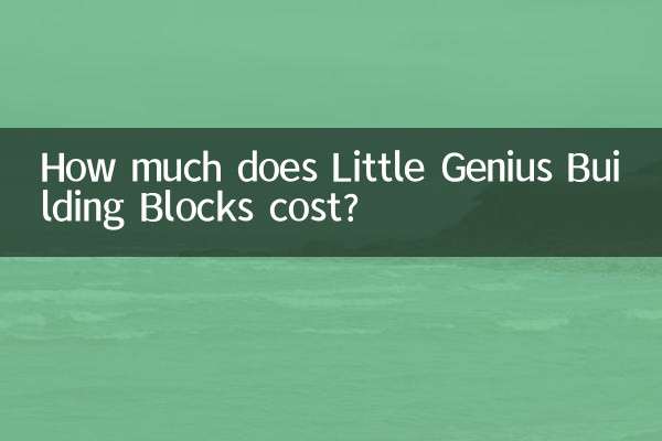 How much does Little Genius Building Blocks cost?