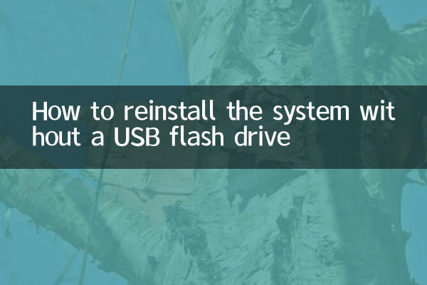 So installieren Sie das System ohne USB-Stick neu