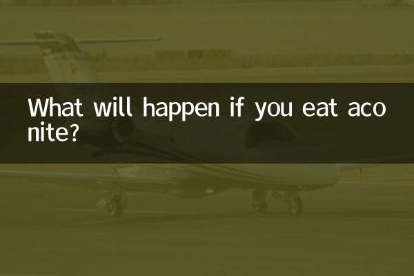 Que se passera-t-il si vous mangez de l'aconit ?