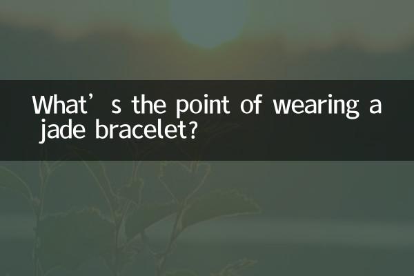 जेड ब्रेसलेट पहनने का क्या मतलब है?