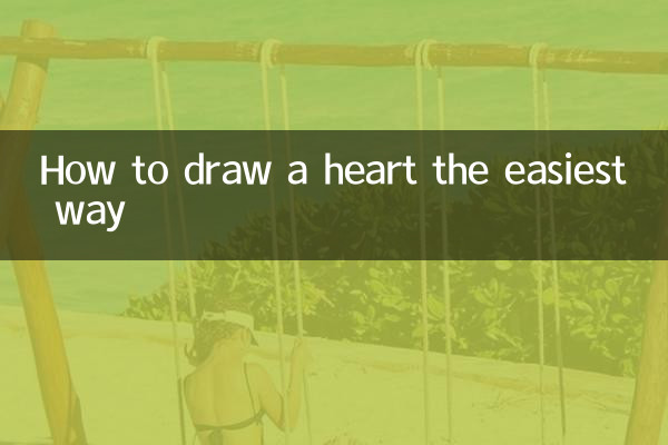 最も簡単なハートの描き方