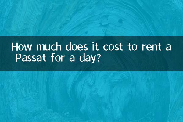 একটি Passat এক দিনের জন্য ভাড়া কত খরচ?
