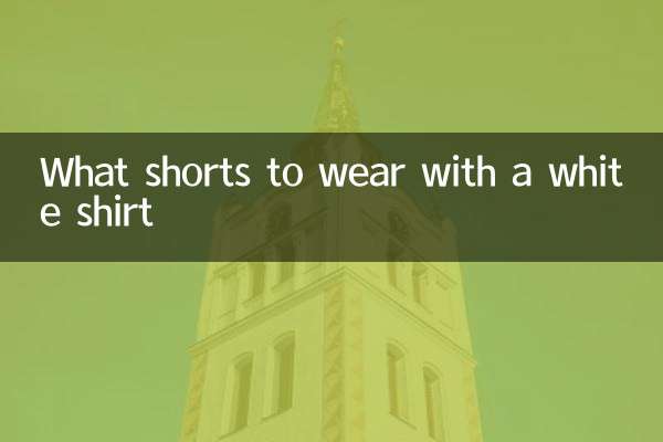 Quel short porter avec une chemise blanche