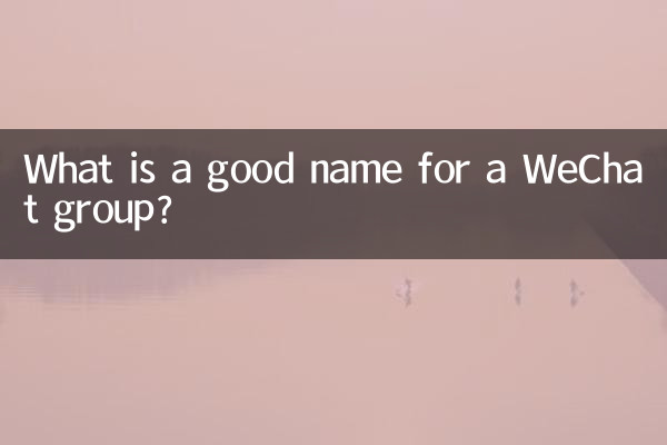 نام خوب برای گروه وی چت چیست؟