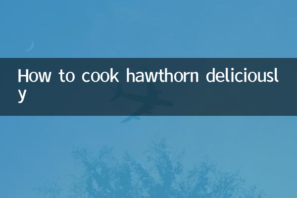 Comment cuisiner délicieusement l'aubépine