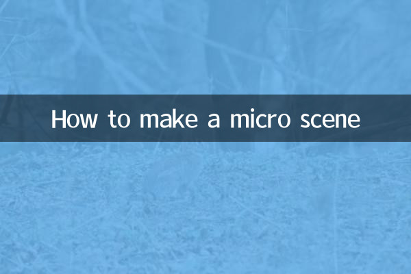 So erstellen Sie eine Mikroszene