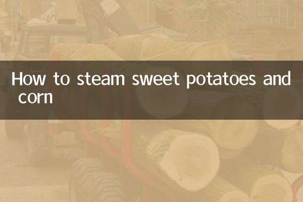 Comment cuire à la vapeur des patates douces et du maïs