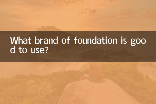 Quelle marque de fond de teint est-il bon d'utiliser ?