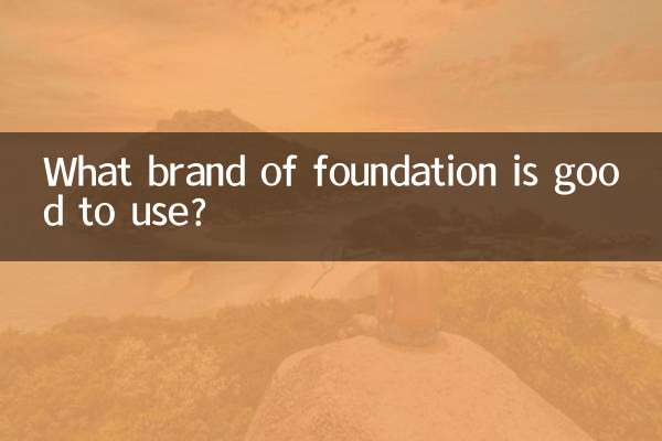 Quelle marque de fond de teint est-il bon d'utiliser ?
