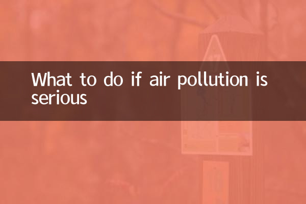 Que faire si la pollution de l'air est grave