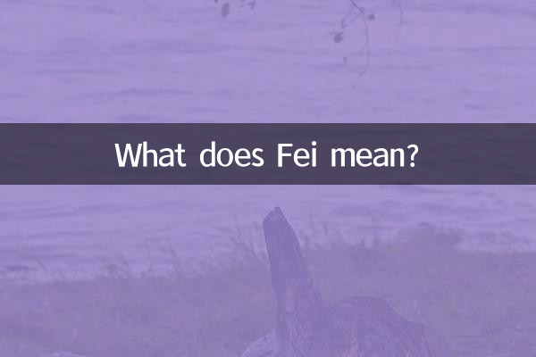 Was bedeutet Fei?