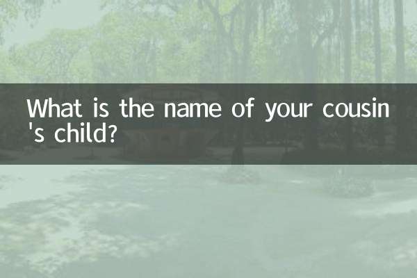 Qual é o nome do filho do seu primo?