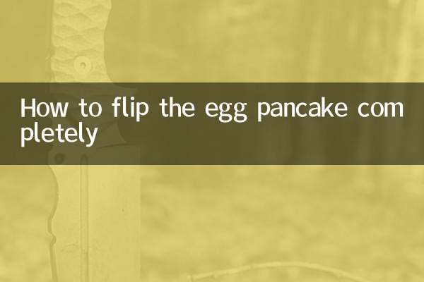 So wenden Sie den Eierpfannkuchen vollständig um