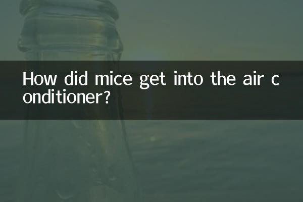 Como os ratos entraram no ar condicionado?