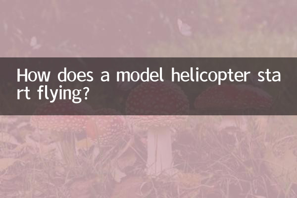 Wie kommt ein Modellhubschrauber zum Fliegen?