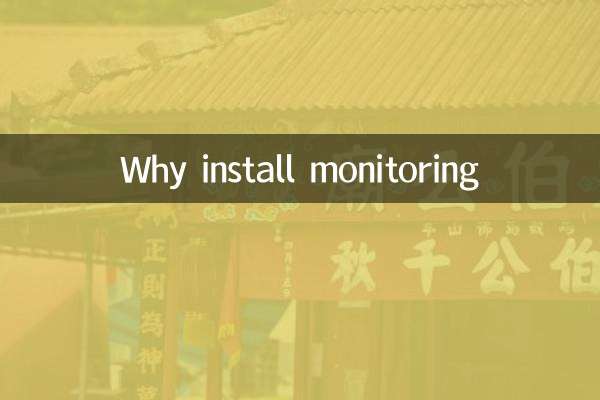 لماذا تثبيت المراقبة