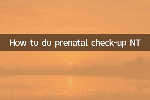 Cómo hacer el control prenatal NT