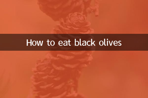黑橄欖怎麼吃