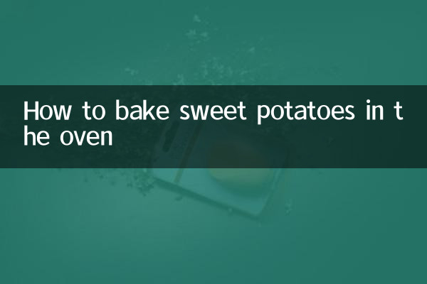 So backen Sie Süßkartoffeln im Ofen