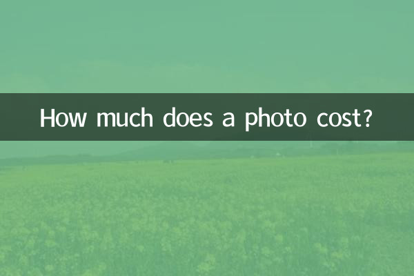 How much does a photo cost?