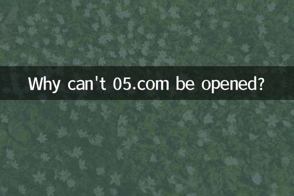 Perché non è possibile aprire 05.com?