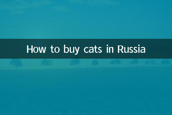 Come acquistare gatti in Russia