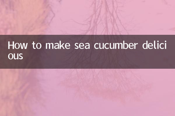 Como fazer pepino do mar delicioso
