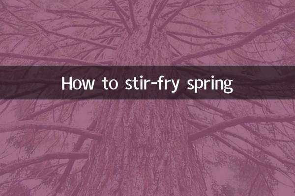 Come friggere la primavera