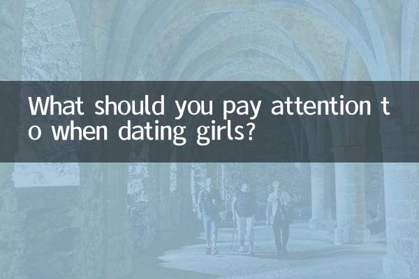 What should you pay attention to when dating girls?
