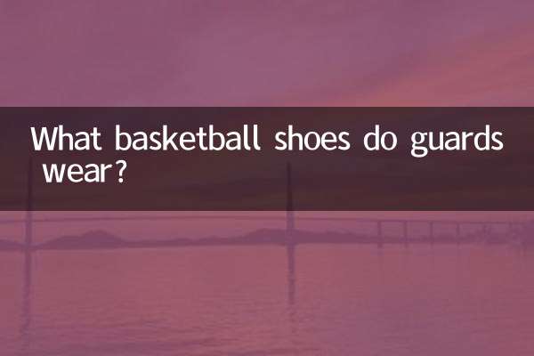 Quali scarpe da basket indossano le guardie?