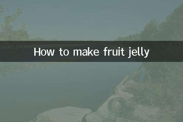 كيفية صنع جيلي الفواكه