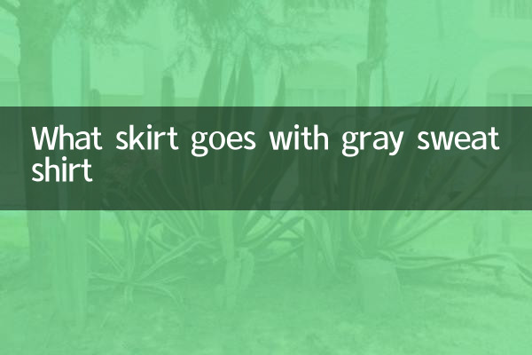 Quale gonna abbinare alla felpa grigia