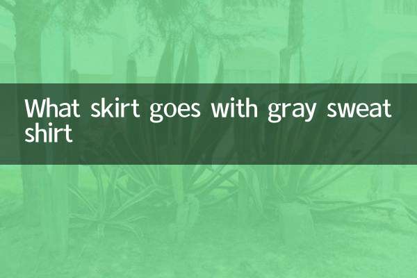 Какая юбка сочетается с серым свитшотом