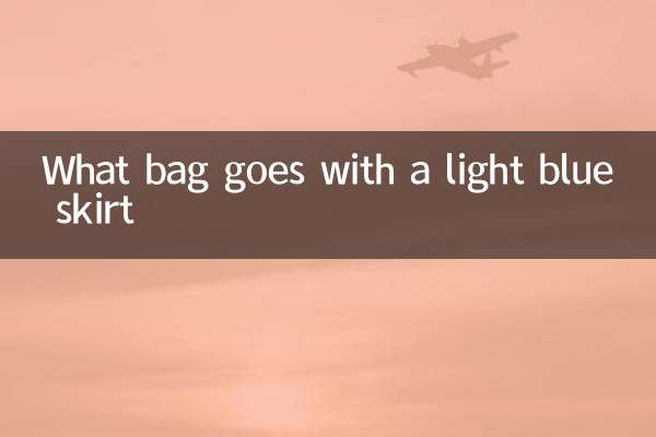 Quale borsa abbinare ad una gonna azzurra?