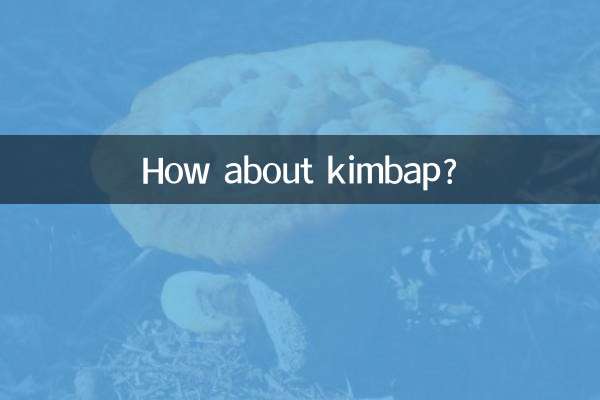 Che ne dici del kimbap?