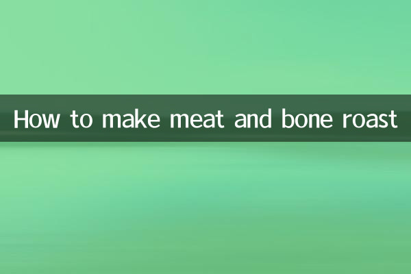 Come fare l'arrosto di carne e ossa