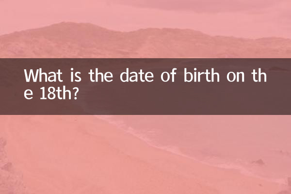 What is the date of birth on the 18th?