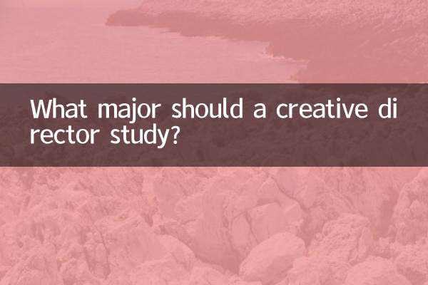 What major should a creative director study?