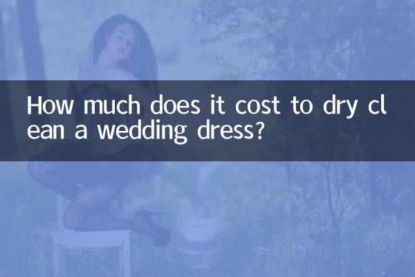 How much does it cost to dry clean a wedding dress?