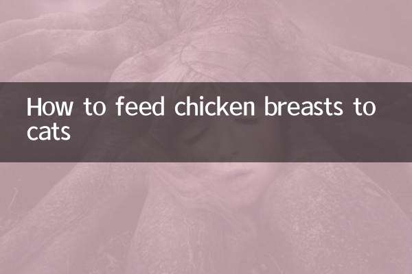 How to feed chicken breasts to cats