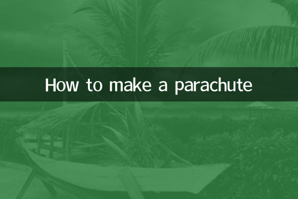 Come realizzare un paracadute