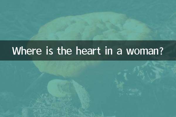 Where is the heart in a woman?