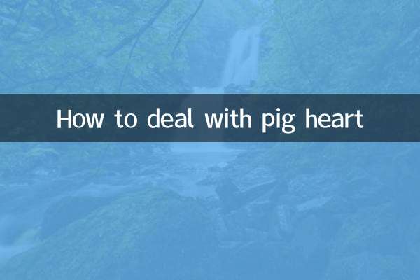 كيفية التعامل مع قلب الخنزير