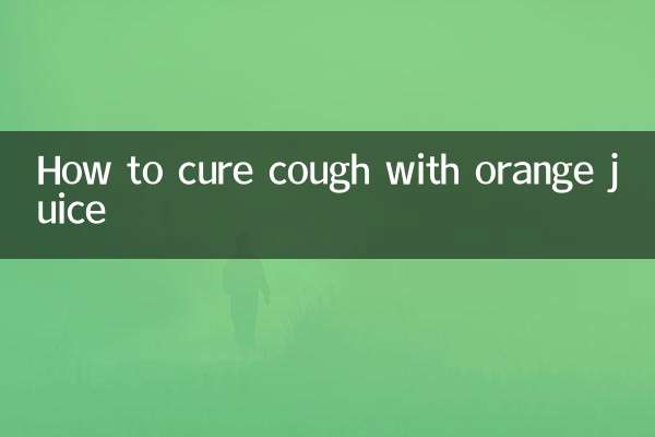 Cómo curar la tos con jugo de naranja.