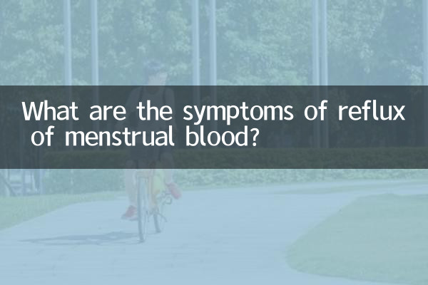 মাসিকের রক্তের রিফ্লাক্সের লক্ষণগুলি কী কী?